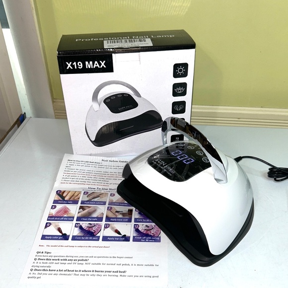 White Electric Nail Lamp  #1 - Picture 8 of 14